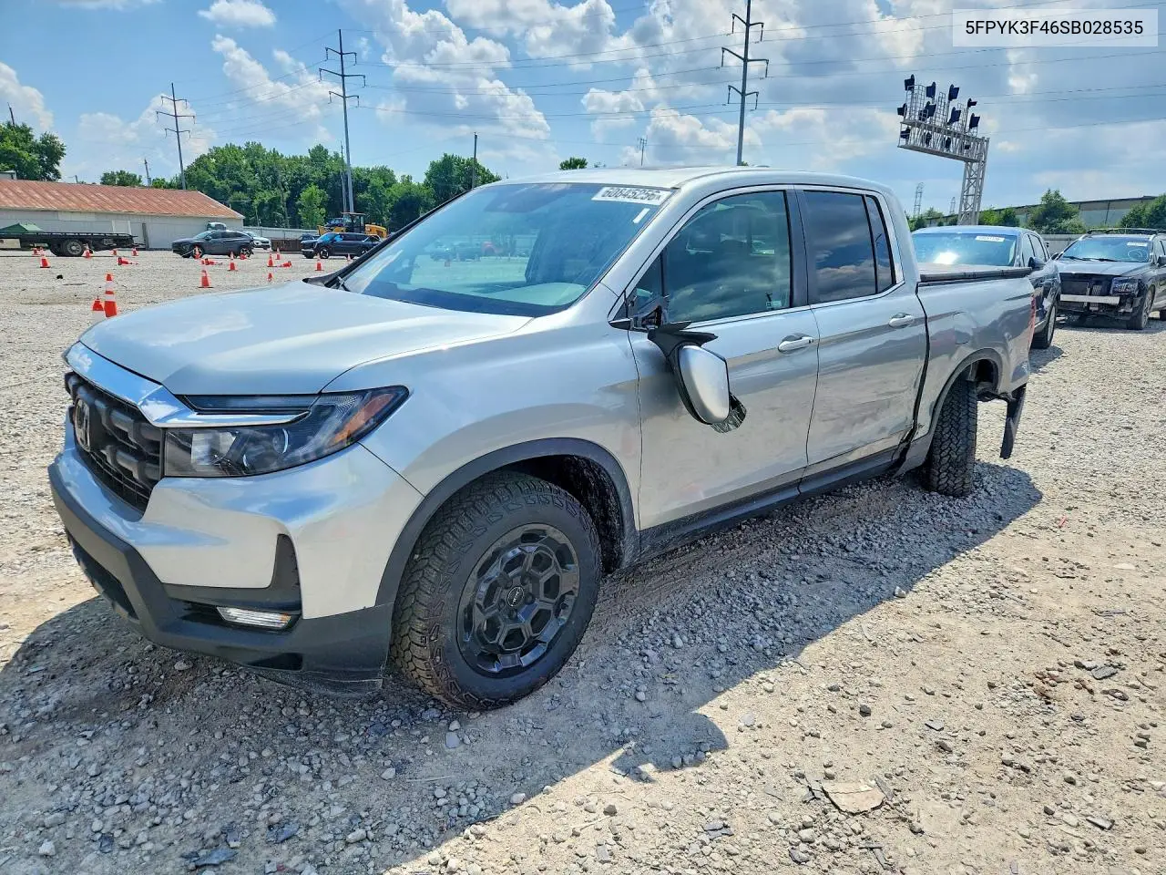 2025 Honda Ridgeline Rtl VIN: 5FPYK3F46SB028535 Lot: 60845256