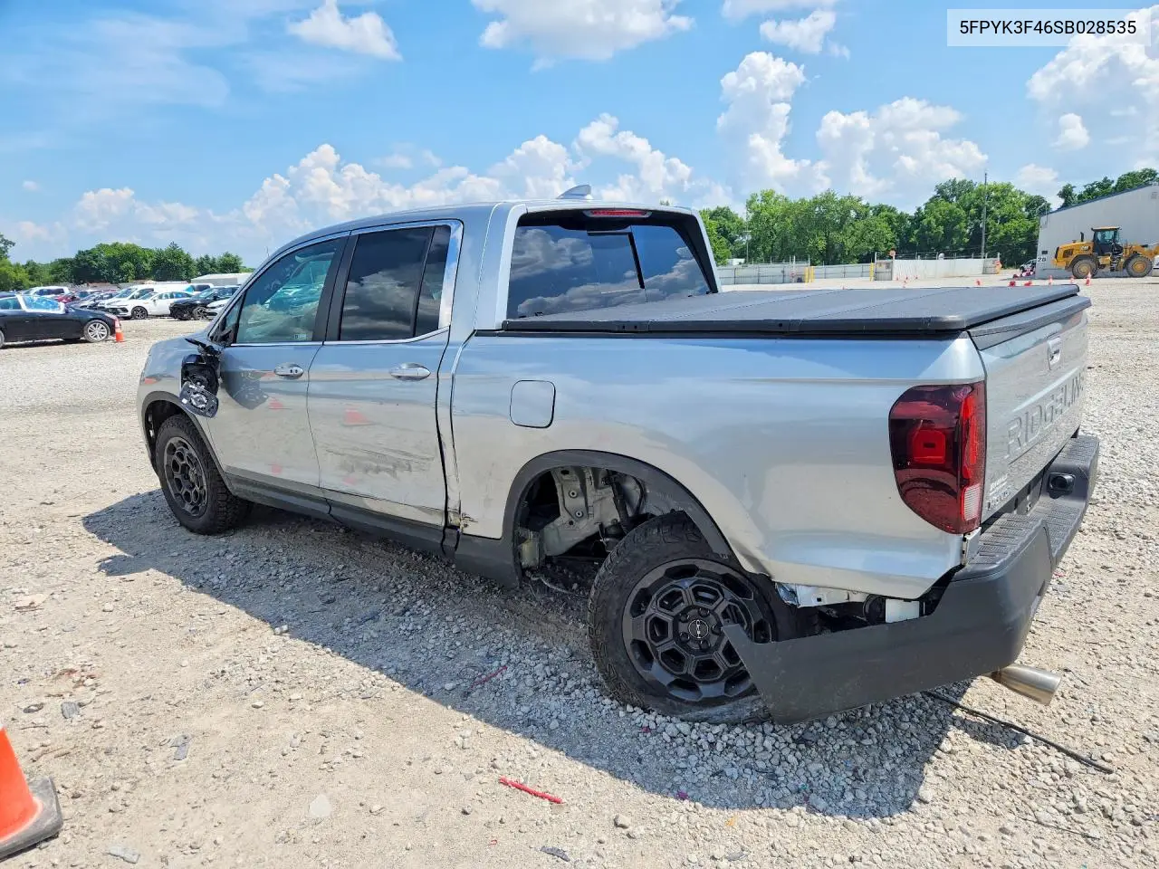 2025 Honda Ridgeline Rtl VIN: 5FPYK3F46SB028535 Lot: 60845256