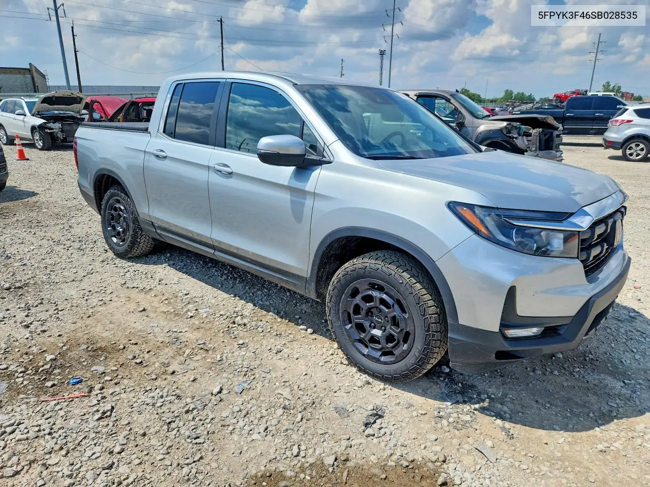 2025 Honda Ridgeline Rtl VIN: 5FPYK3F46SB028535 Lot: 60845256