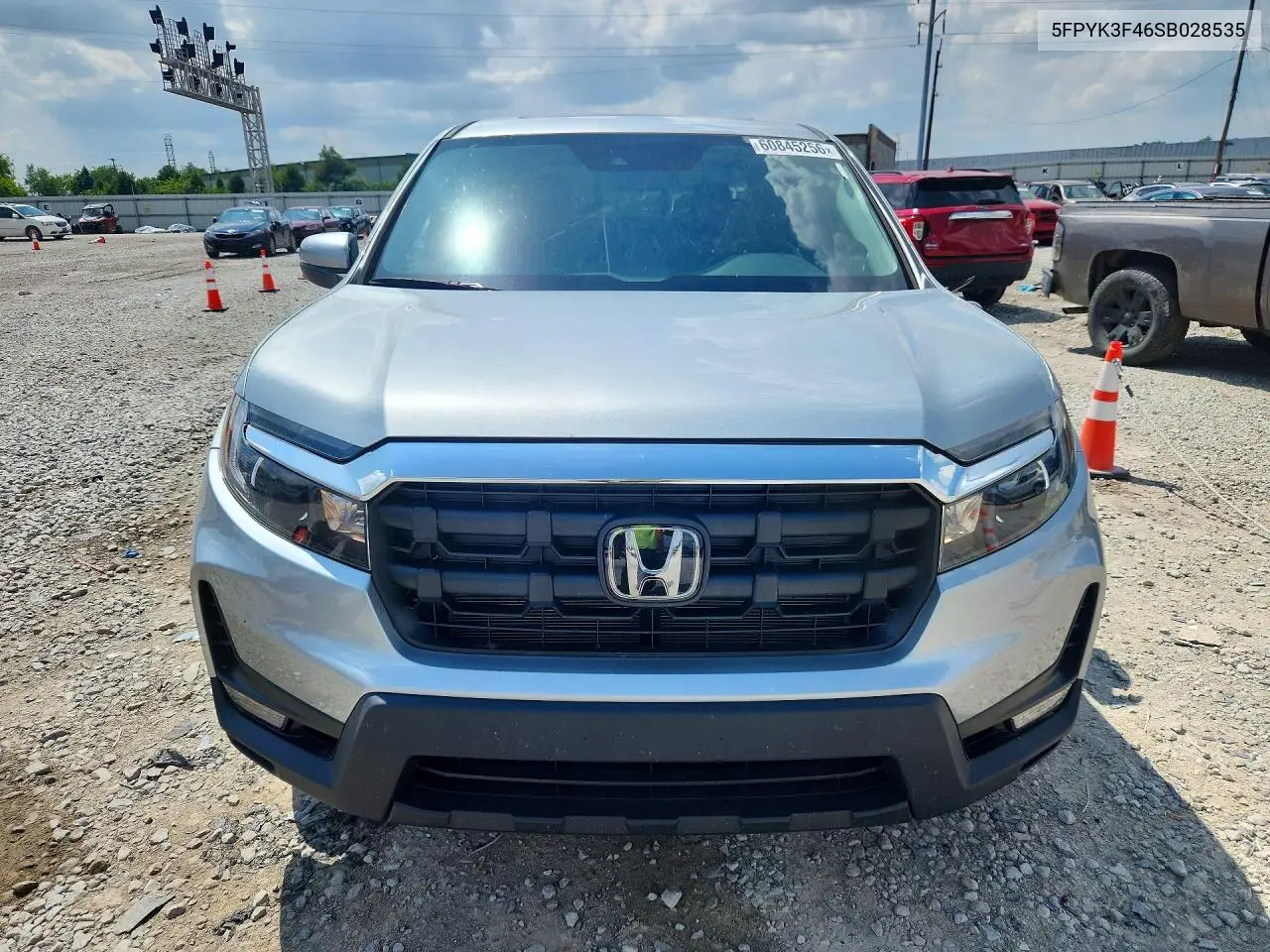 2025 Honda Ridgeline Rtl VIN: 5FPYK3F46SB028535 Lot: 60845256