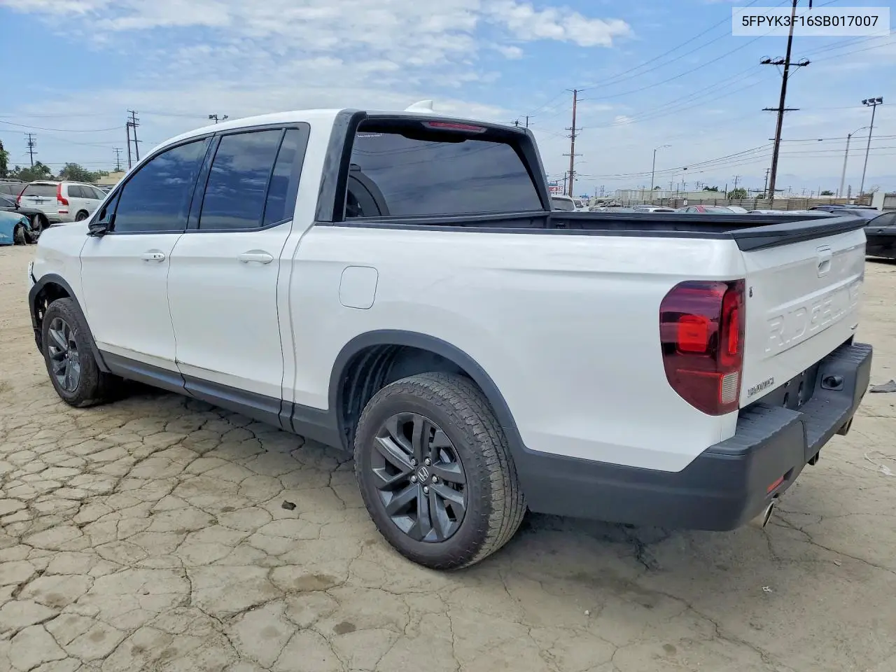 2025 Honda Ridgeline Sport VIN: 5FPYK3F16SB017007 Lot: 61192896