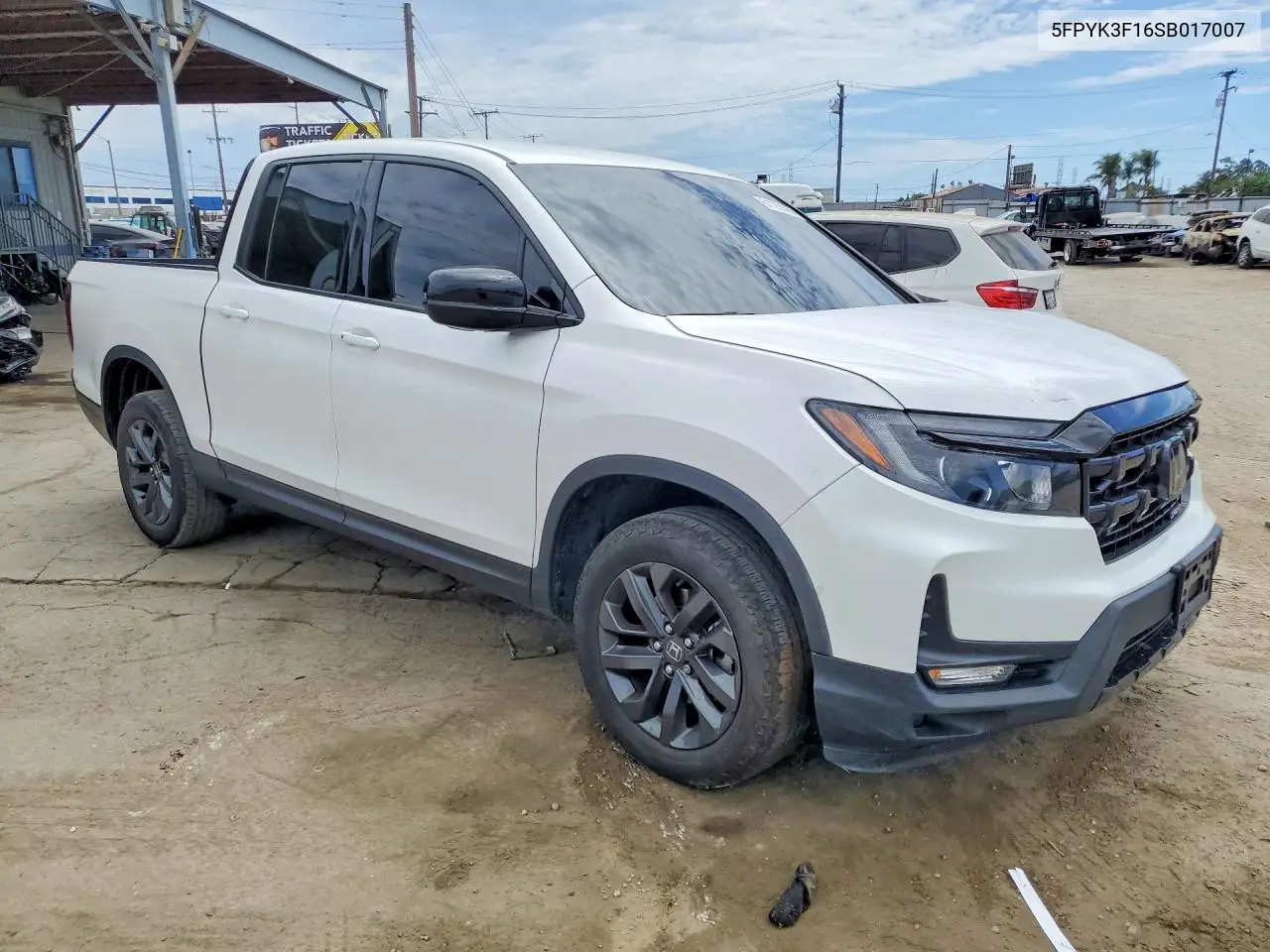 2025 Honda Ridgeline Sport VIN: 5FPYK3F16SB017007 Lot: 61192896