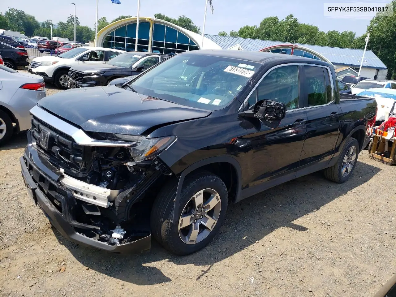 2025 Honda Ridgeline Rtl VIN: 5FPYK3F53SB041817 Lot: 61530236