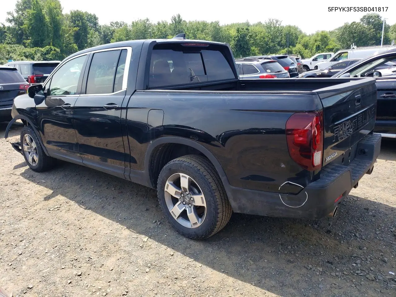 2025 Honda Ridgeline Rtl VIN: 5FPYK3F53SB041817 Lot: 61530236