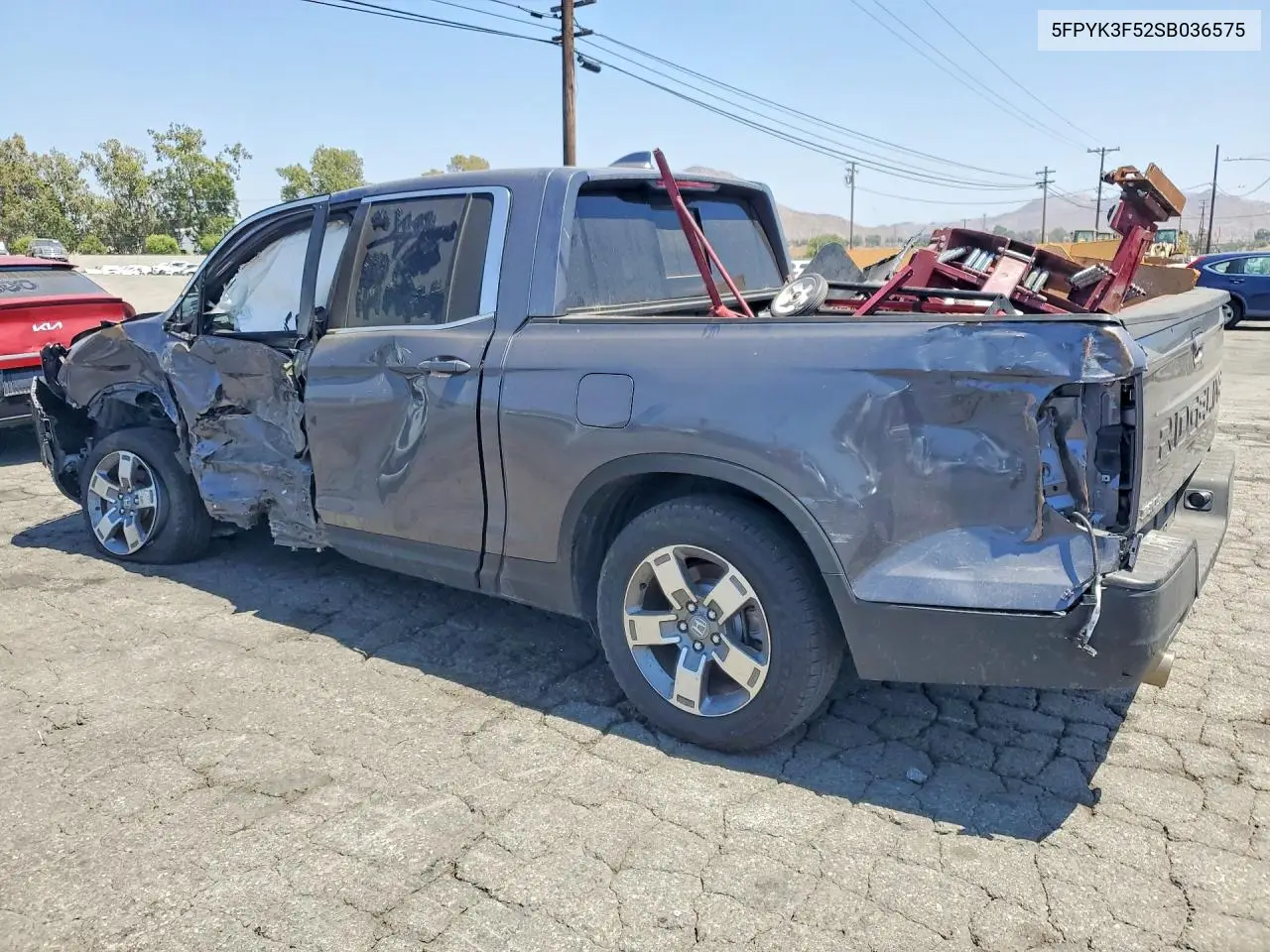 2025 Honda Ridgeline Rtl VIN: 5FPYK3F52SB036575 Lot: 79136155