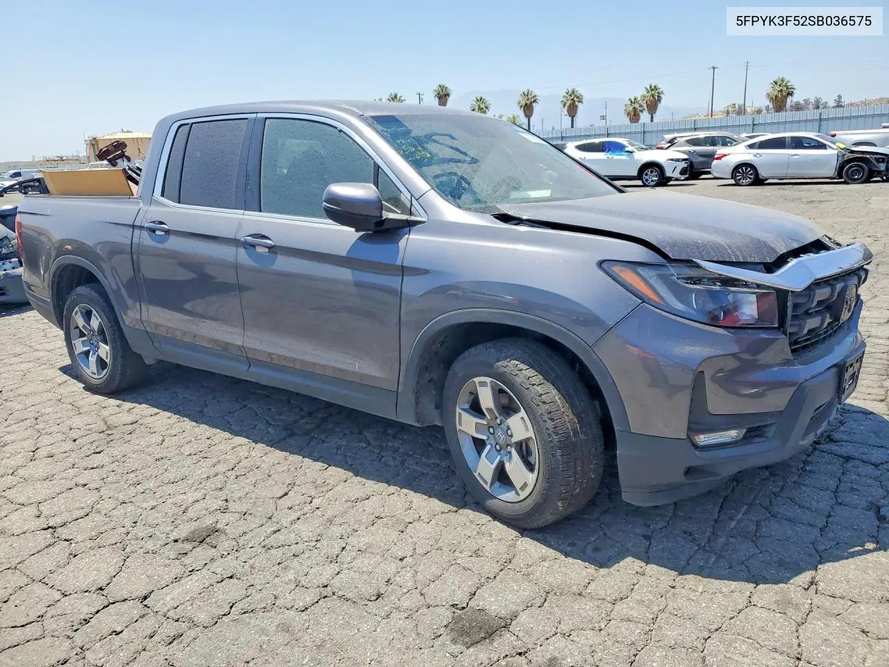 2025 Honda Ridgeline Rtl VIN: 5FPYK3F52SB036575 Lot: 79136155