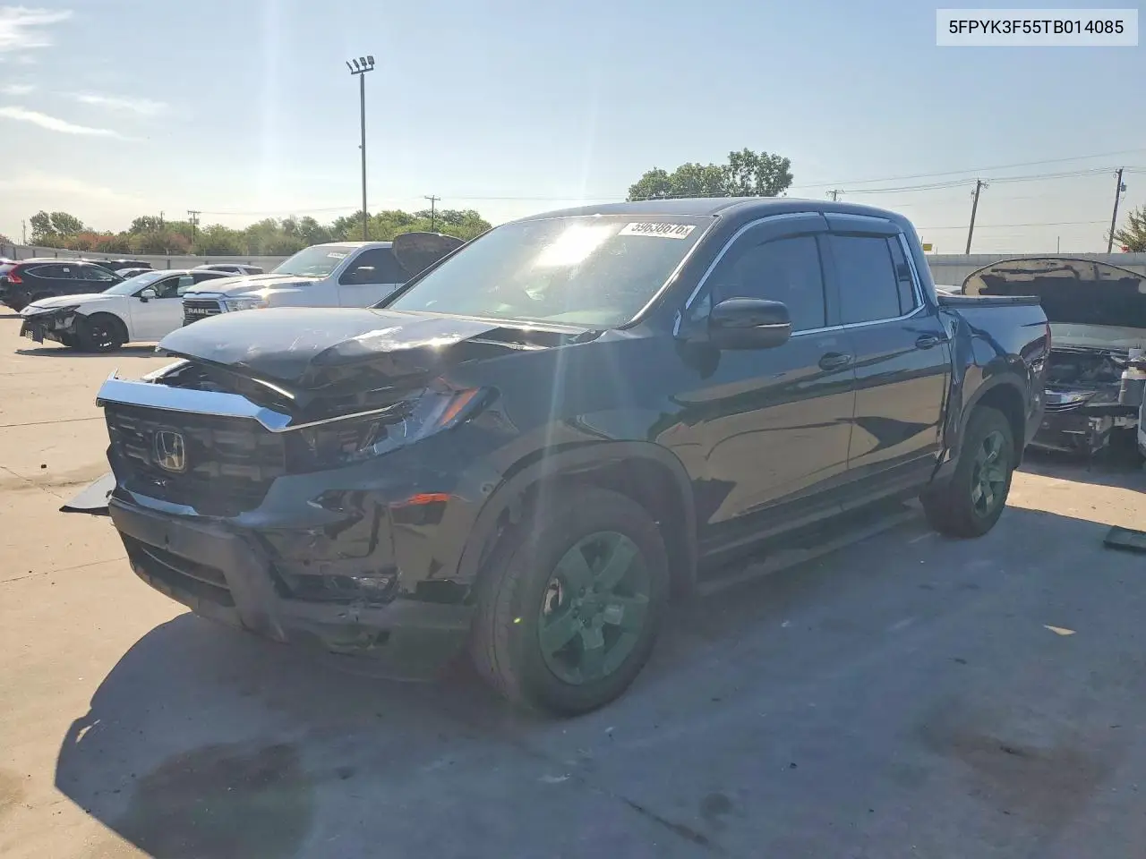 2026 Honda Ridgeline Rtl VIN: 5FPYK3F55TB014085 Lot: 59638676