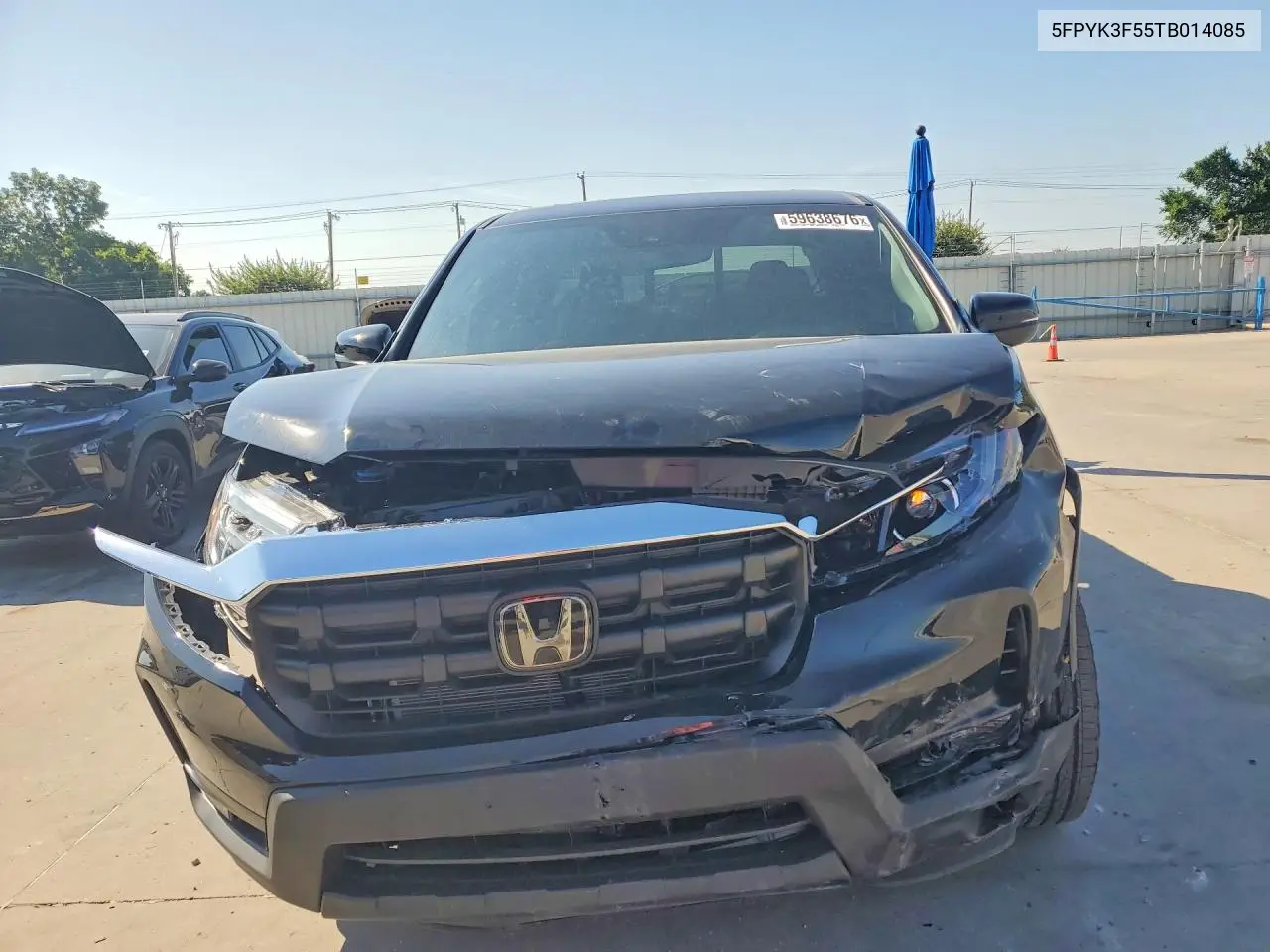 2026 Honda Ridgeline Rtl VIN: 5FPYK3F55TB014085 Lot: 59638676