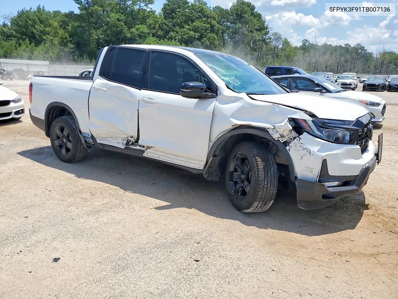 2026 Honda Ridgeline Black Edition VIN: 5FPYK3F91TB007136 Lot: 60406916