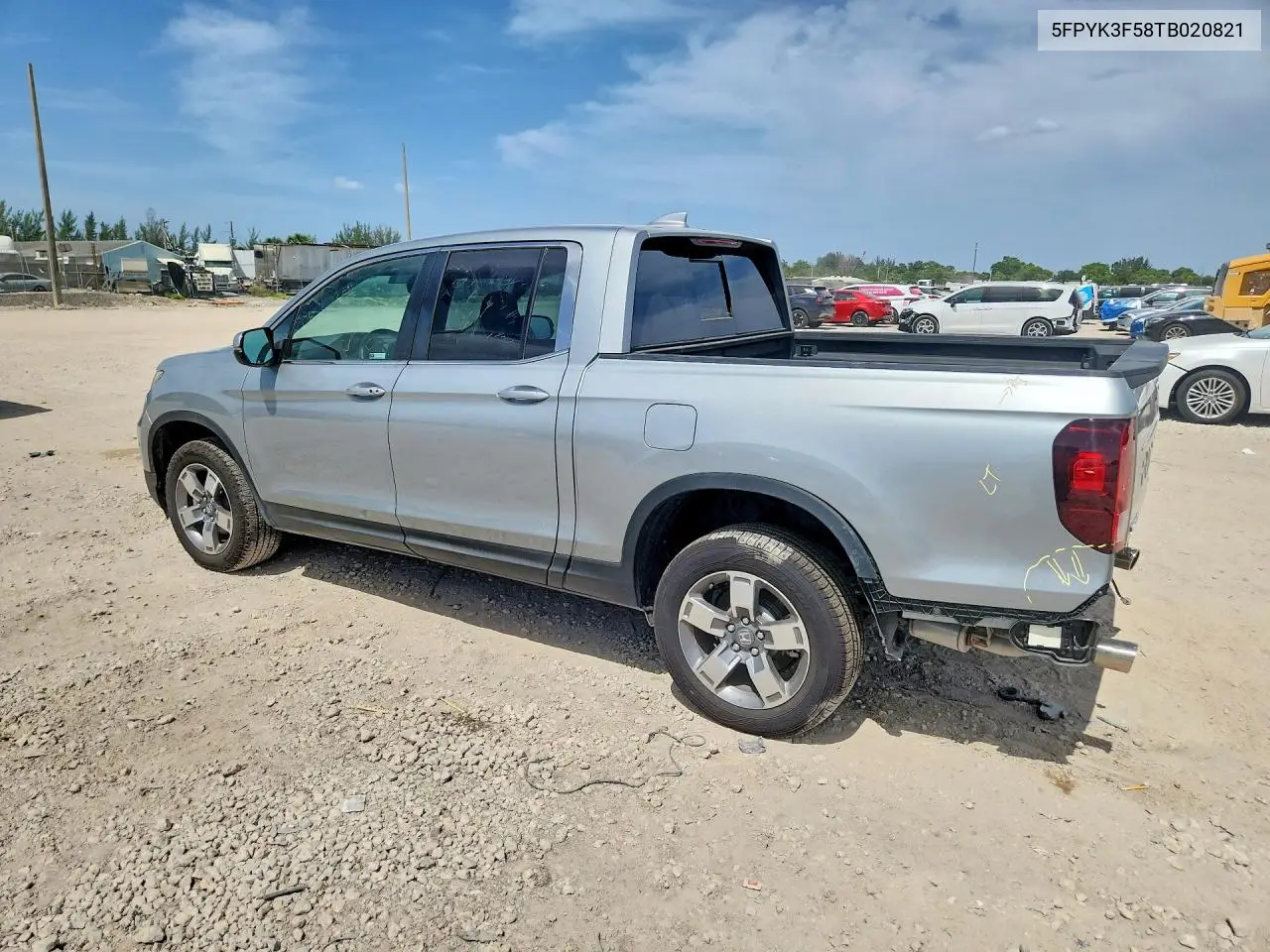 2026 Honda Ridgeline Rtl VIN: 5FPYK3F58TB020821 Lot: 60660986