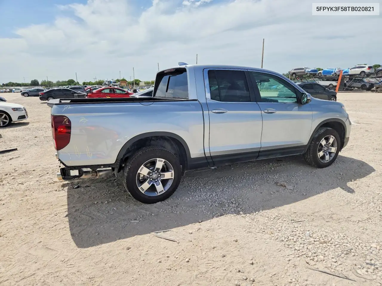 2026 Honda Ridgeline Rtl VIN: 5FPYK3F58TB020821 Lot: 60660986