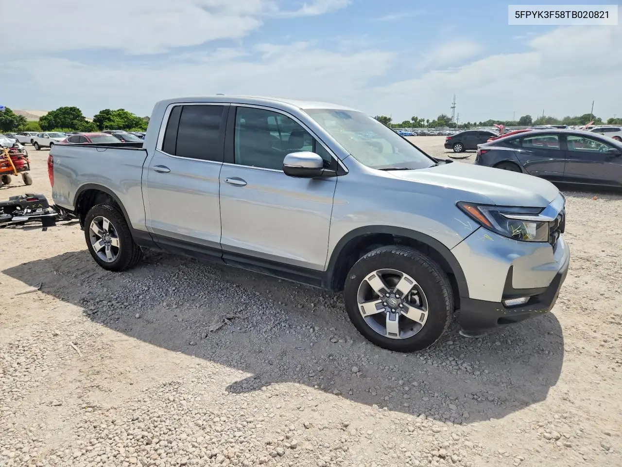 2026 Honda Ridgeline Rtl VIN: 5FPYK3F58TB020821 Lot: 60660986