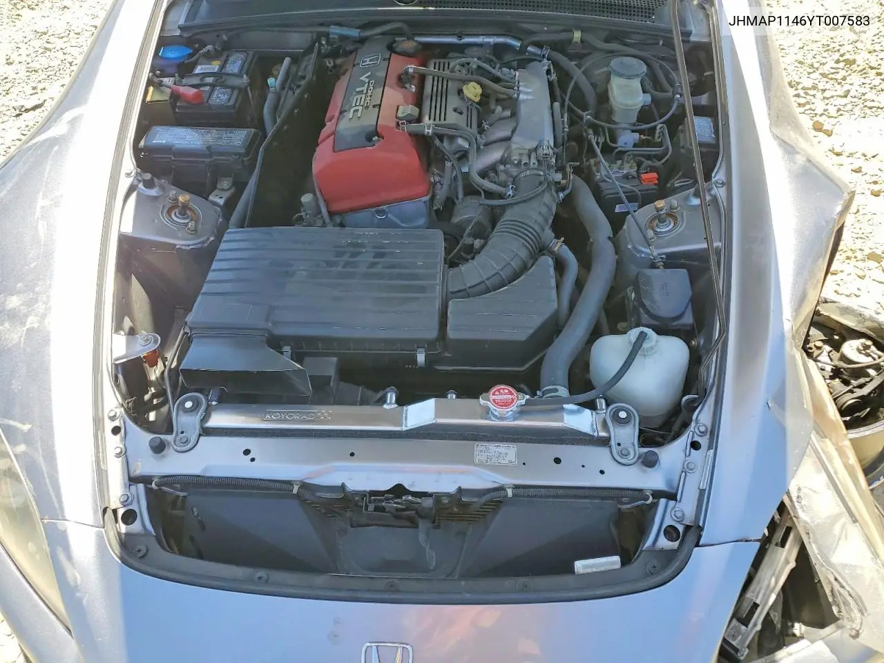 2000 Honda S2000 VIN: JHMAP1146YT007583 Lot: 59346096