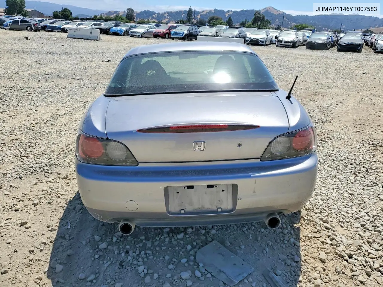 2000 Honda S2000 VIN: JHMAP1146YT007583 Lot: 59346096