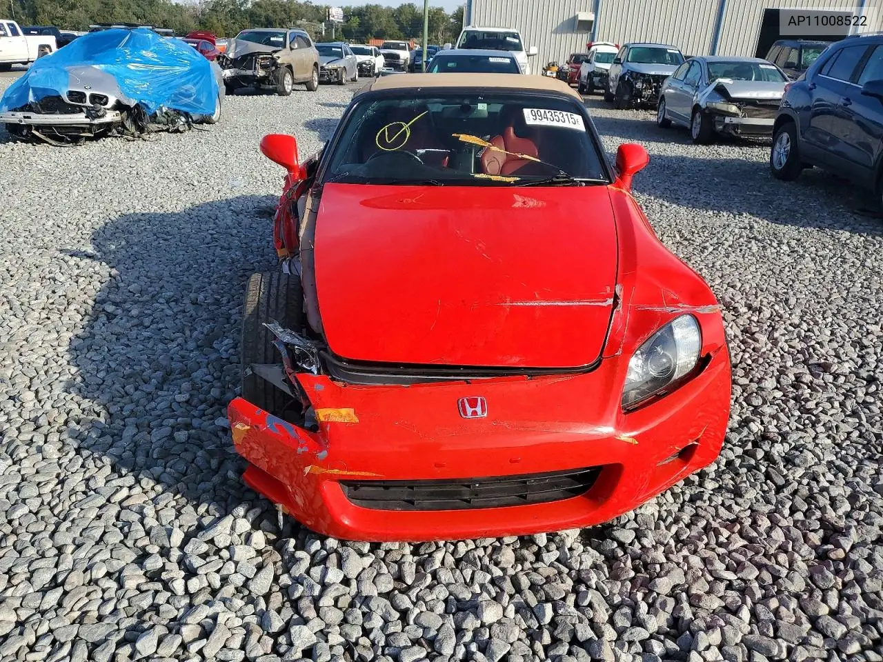 2000 Honda S2000 VIN: AP11008522 Lot: 99435315