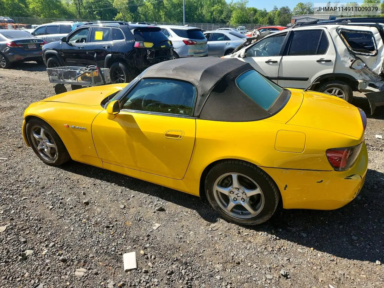 2001 Honda S2000 VIN: JHMAP11491T009379 Lot: 50702766