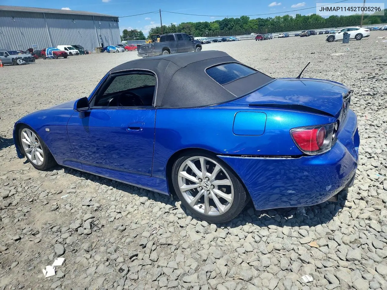 2002 Honda S2000 VIN: JHMAP11452T005296 Lot: 55511296