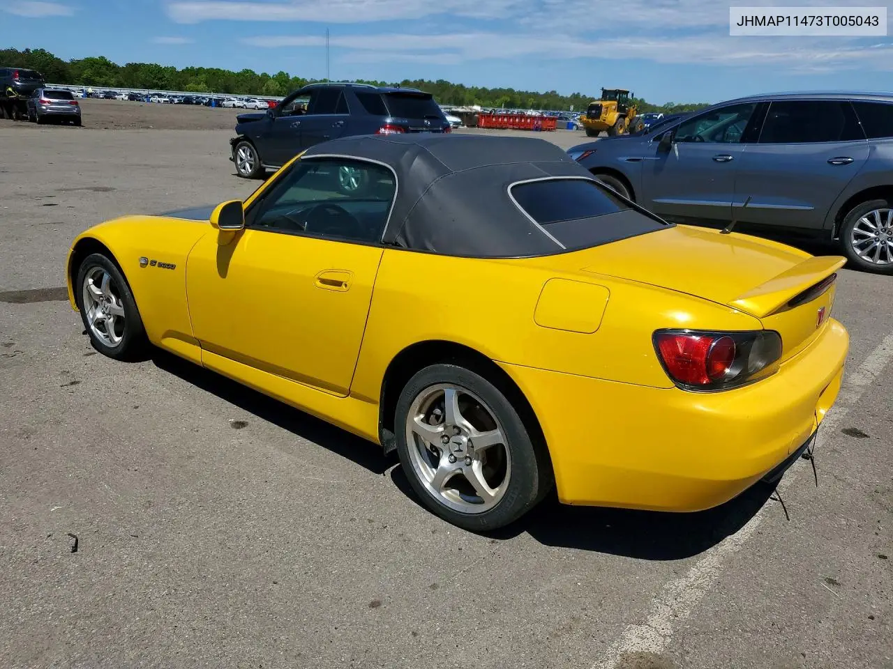 2003 Honda S2000 VIN: JHMAP11473T005043 Lot: 55389846