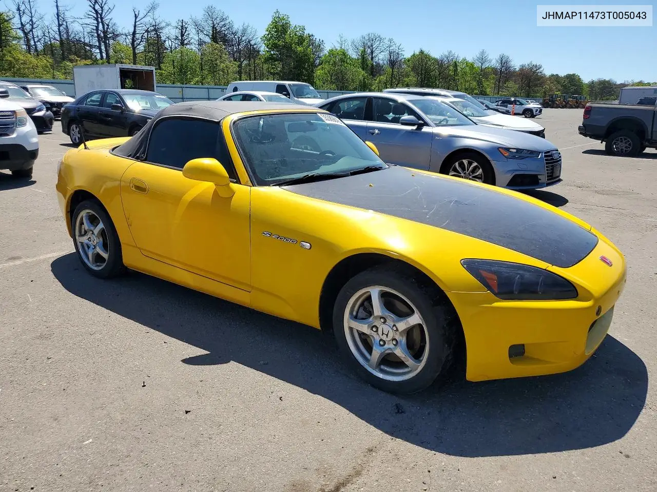 2003 Honda S2000 VIN: JHMAP11473T005043 Lot: 55389846