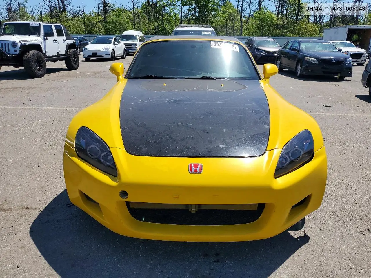 2003 Honda S2000 VIN: JHMAP11473T005043 Lot: 55389846