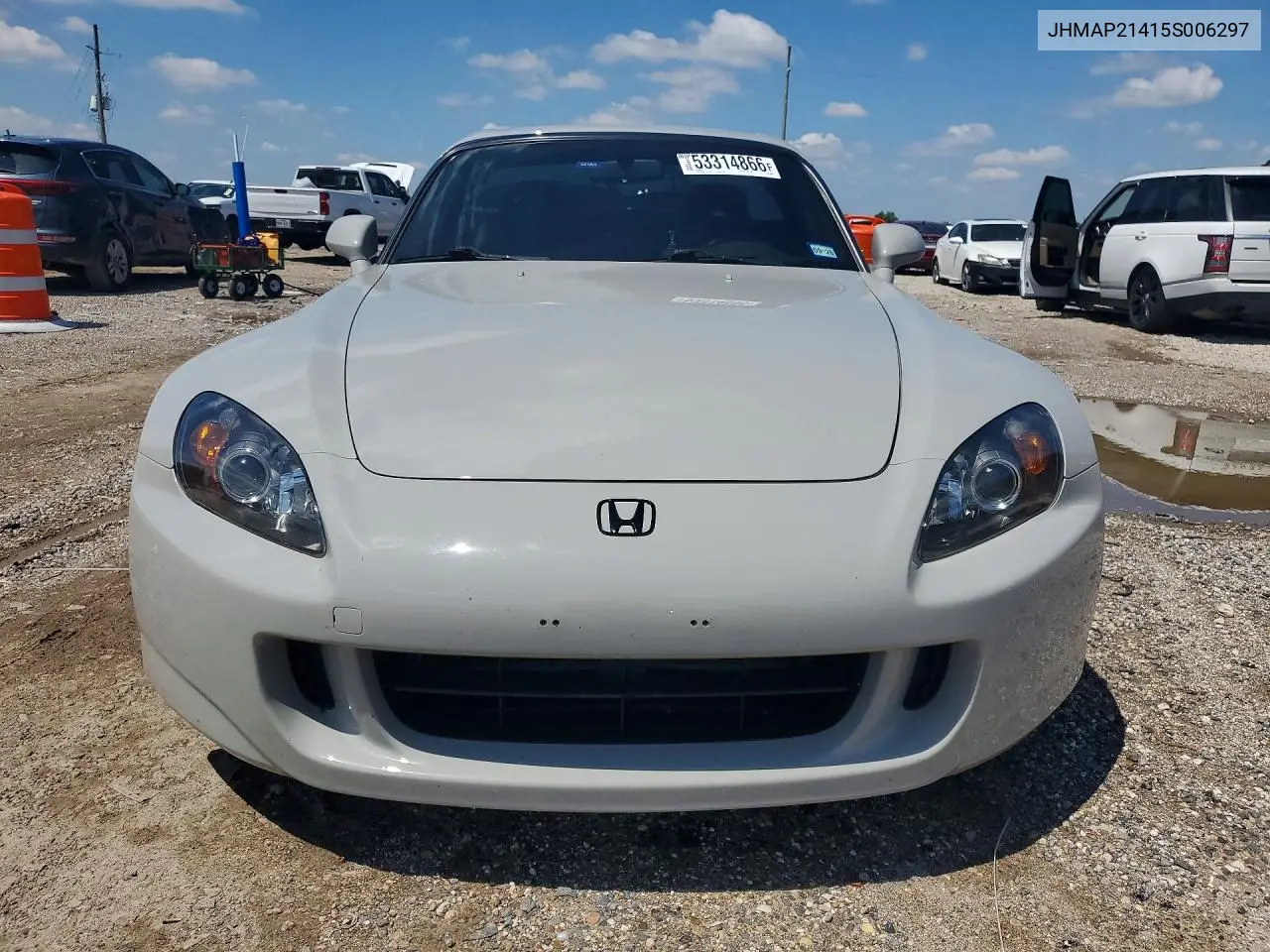 2005 Honda S2000 VIN: JHMAP21415S006297 Lot: 53314866