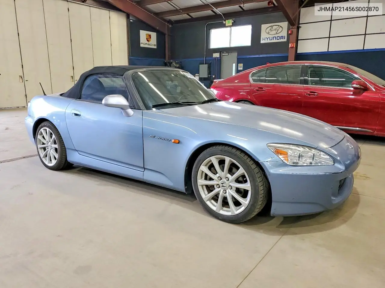 2006 Honda S2000 VIN: JHMAP21456S002870 Lot: 61835986