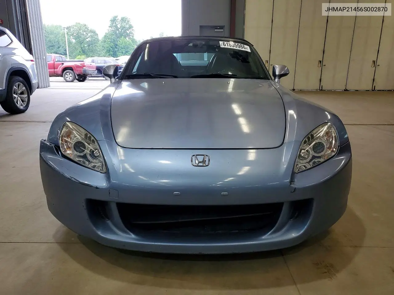 2006 Honda S2000 VIN: JHMAP21456S002870 Lot: 61835986