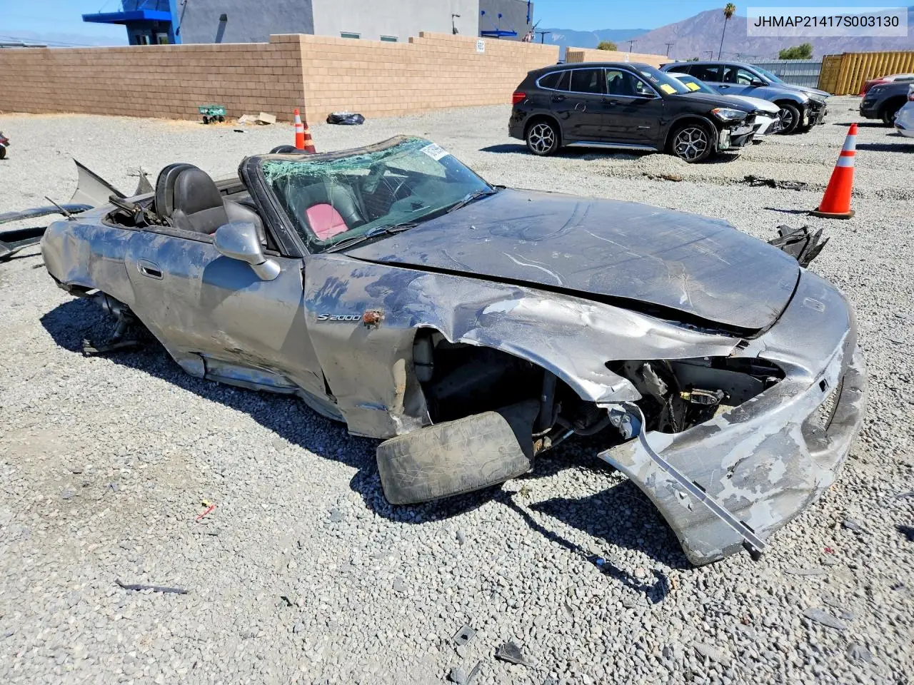 2007 Honda S2000 VIN: JHMAP21417S003130 Lot: 60169906