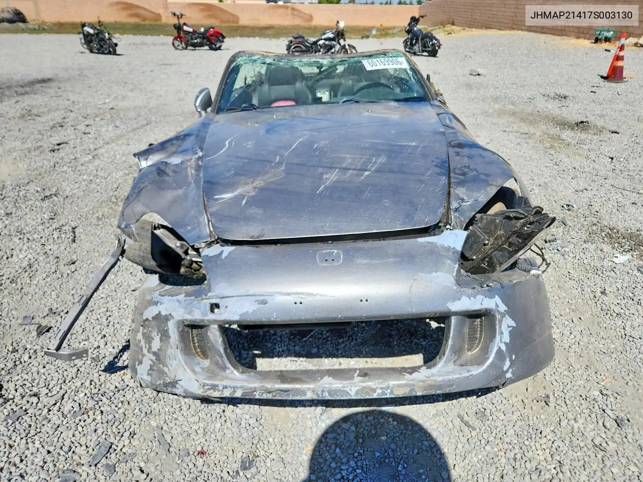 2007 Honda S2000 VIN: JHMAP21417S003130 Lot: 60169906
