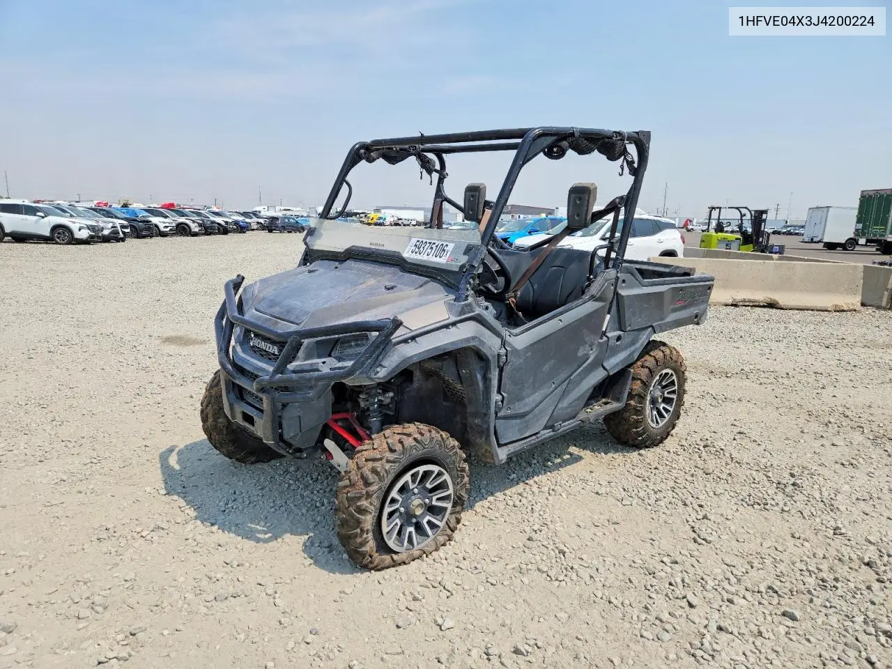 2018 Honda Sxs1000M Utility Vehicle VIN: 1HFVE04X3J4200224 Lot: 59375106