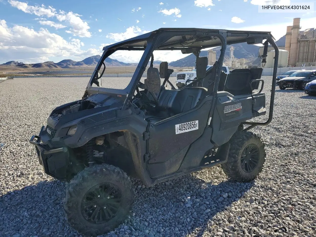 2019 Honda Pioneer 1000 Utility Vehicle VIN: 1HFVE0421K4301624 Lot: 48920856