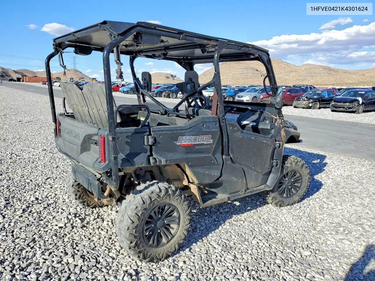 2019 Honda Pioneer 1000 Utility Vehicle VIN: 1HFVE0421K4301624 Lot: 48920856