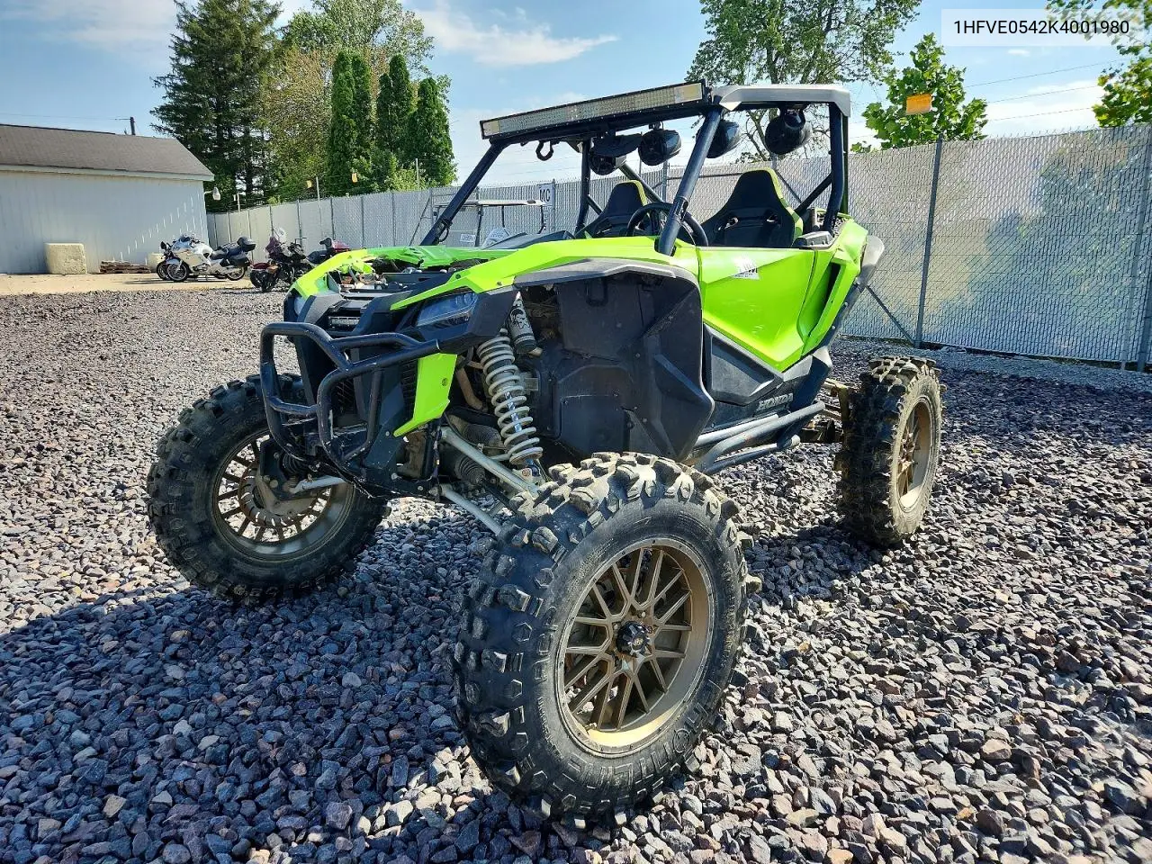 2019 Honda Sxs1000 S2R VIN: 1HFVE0542K4001980 Lot: 55800786
