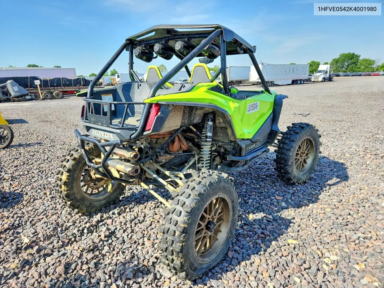 2019 Honda Sxs1000 S2R VIN: 1HFVE0542K4001980 Lot: 55800786