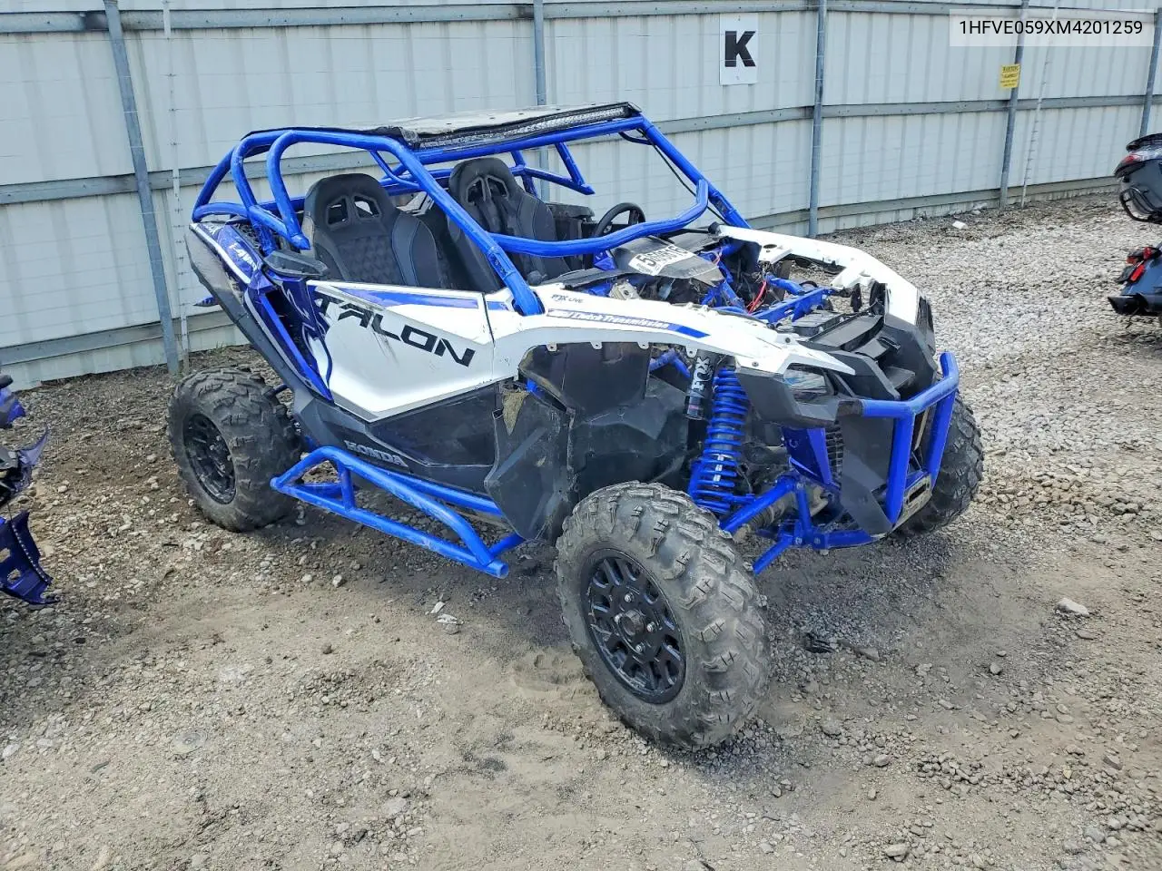 2021 Honda Talon 1000 Utility Vehicle VIN: 1HFVE059XM4201259 Lot: 58698166