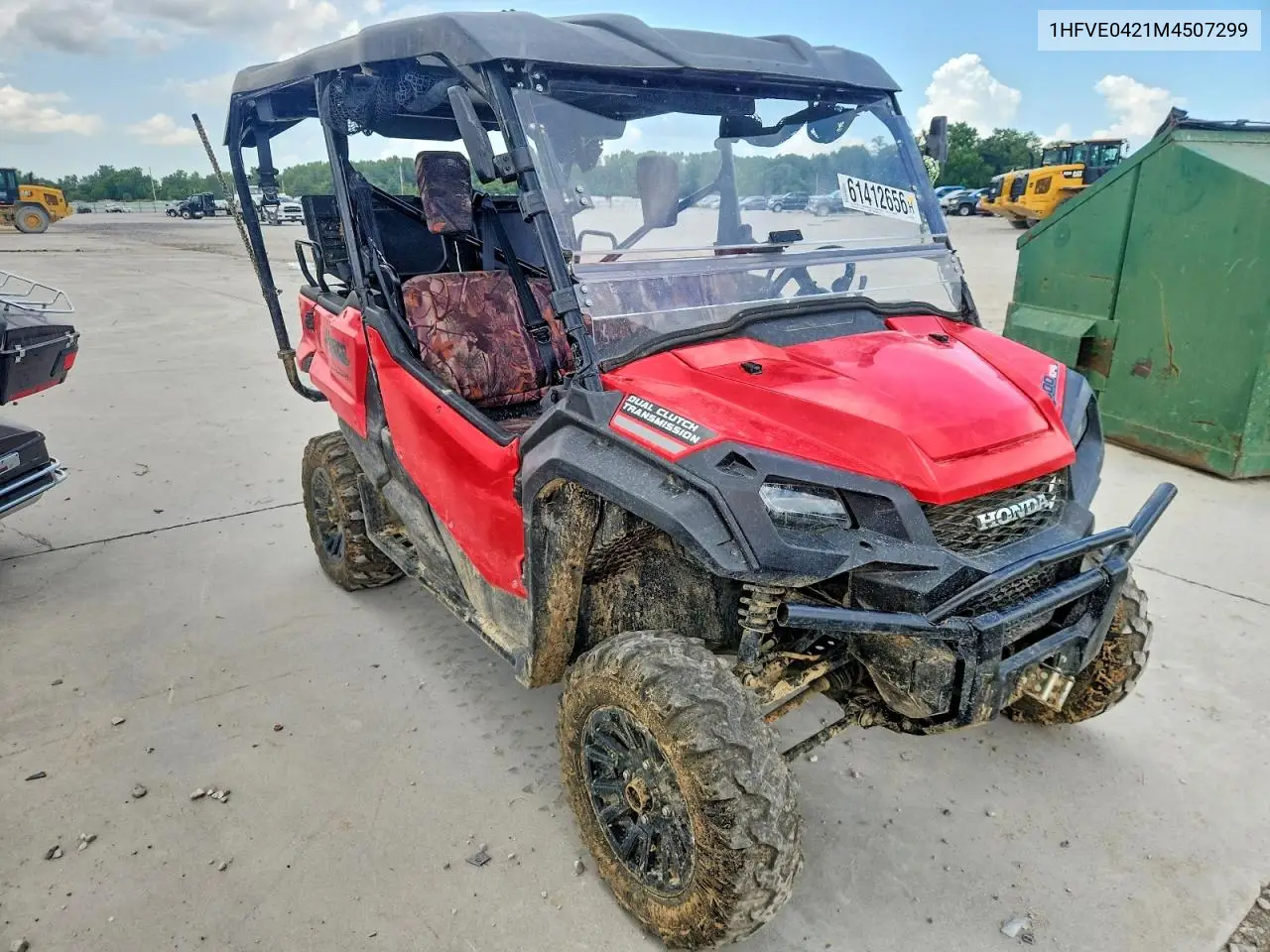 2021 Honda Sxs1000 M5 VIN: 1HFVE0421M4507299 Lot: 61412656