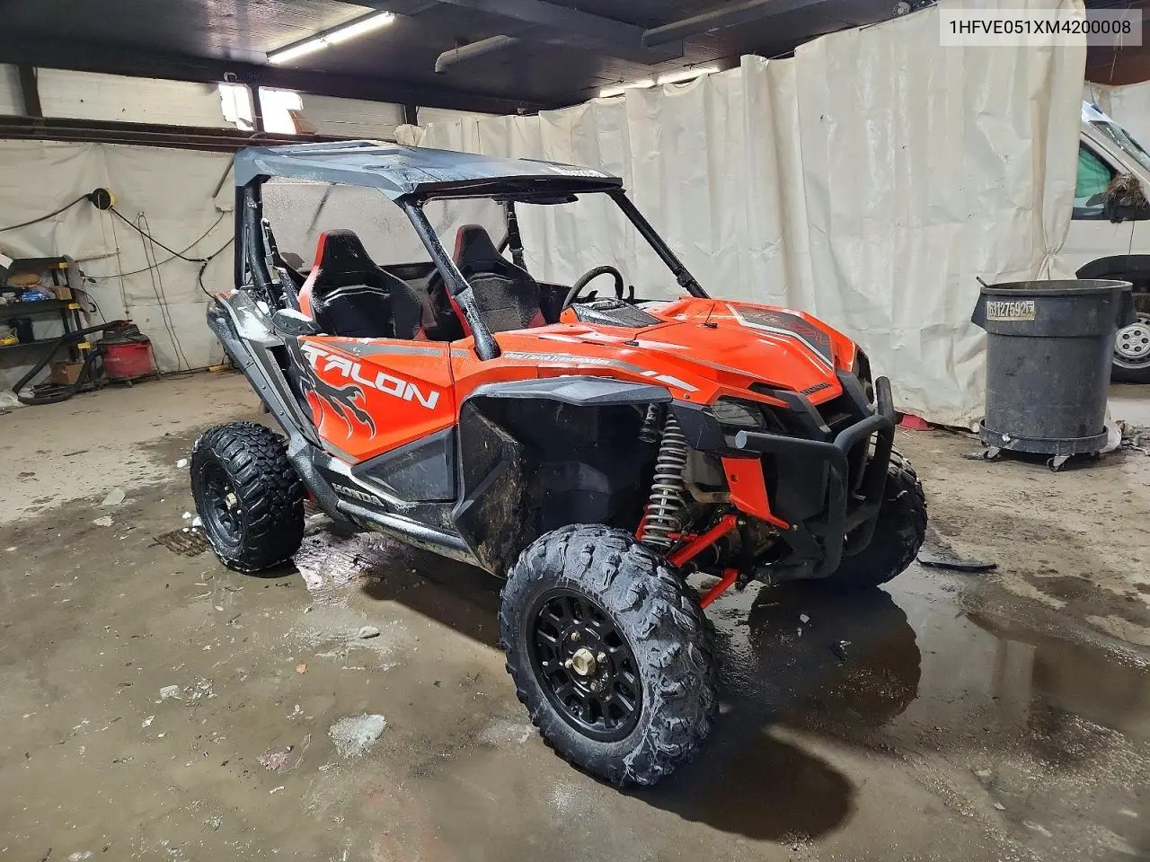 2021 Honda Talon 1000 Utility Vehicle VIN: 1HFVE051XM4200008 Lot: 75398295