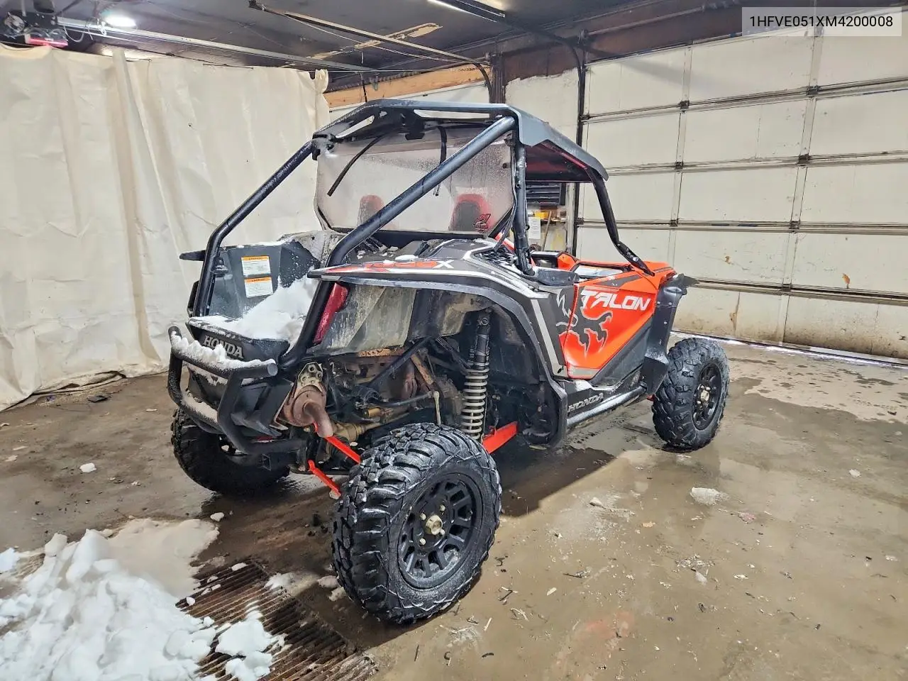2021 Honda Talon 1000 Utility Vehicle VIN: 1HFVE051XM4200008 Lot: 75398295