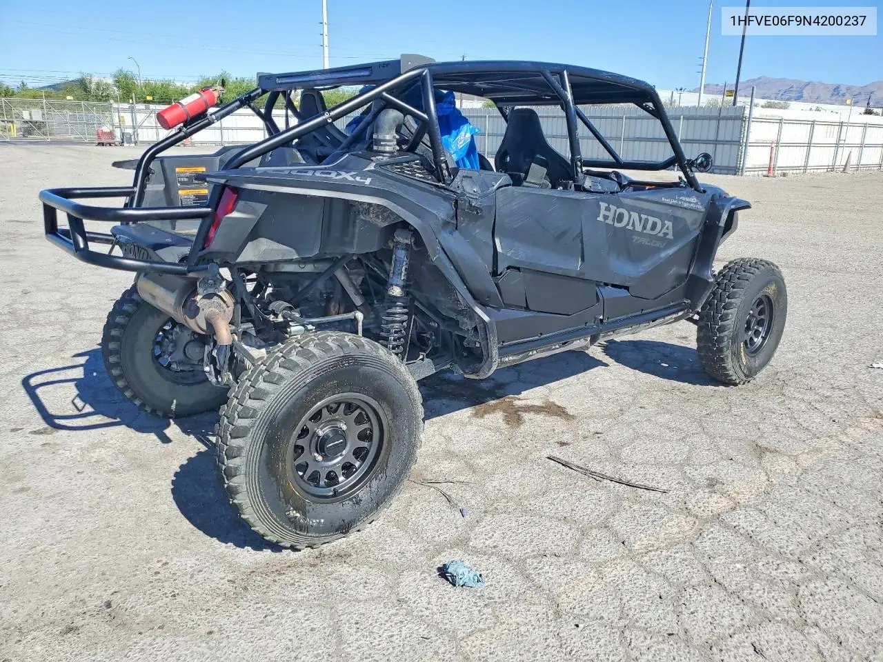 2022 Honda Talon Utility Vehicle VIN: 1HFVE06F9N4200237 Lot: 58945396