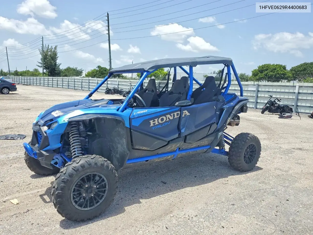 2024 Honda Talon Utility Vehicle VIN: 1HFVE0629R4400683 Lot: 61130796