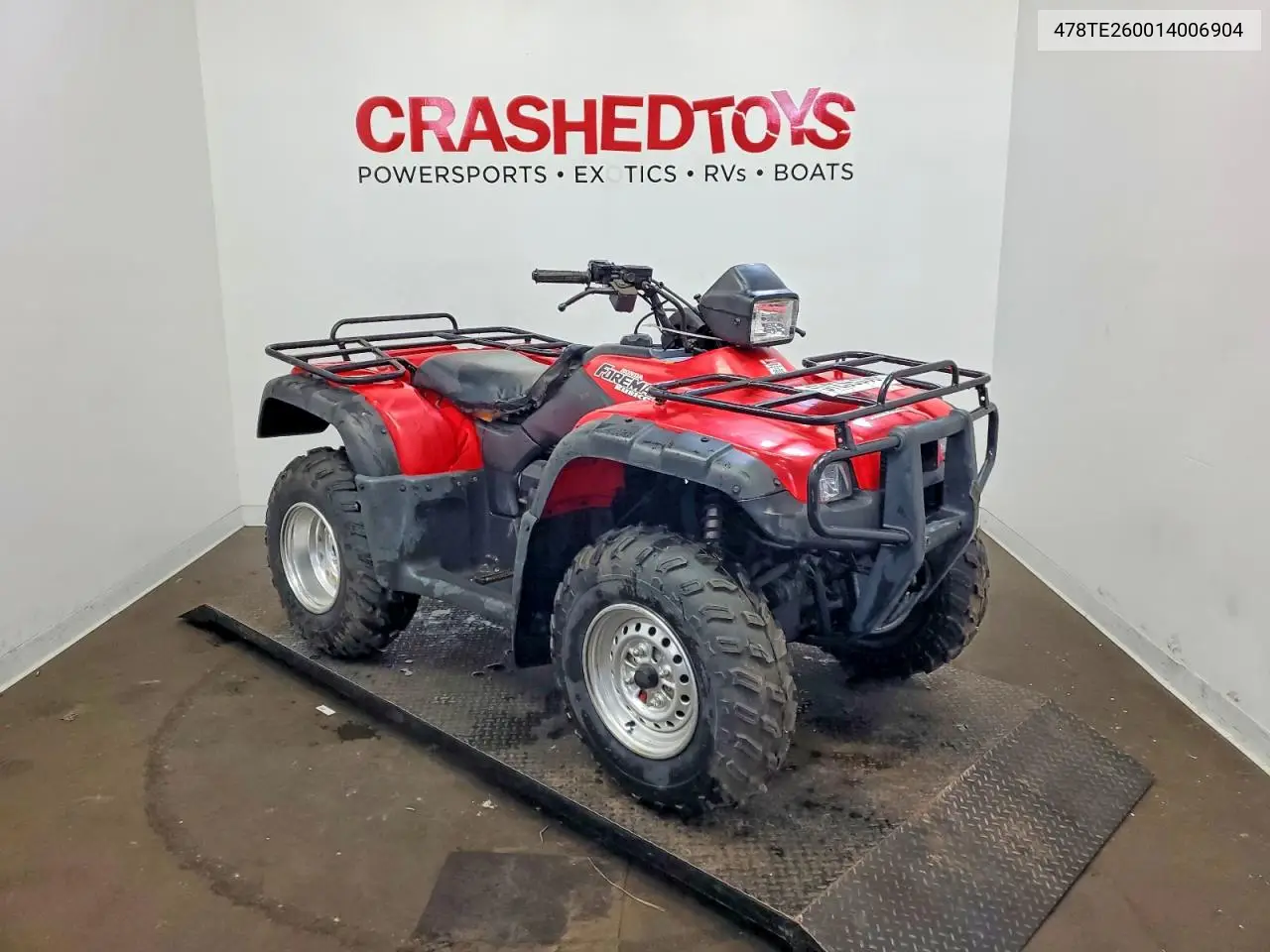 2002 Honda Trx350 Fe VIN: 478TE260014006904 Lot: 57239336