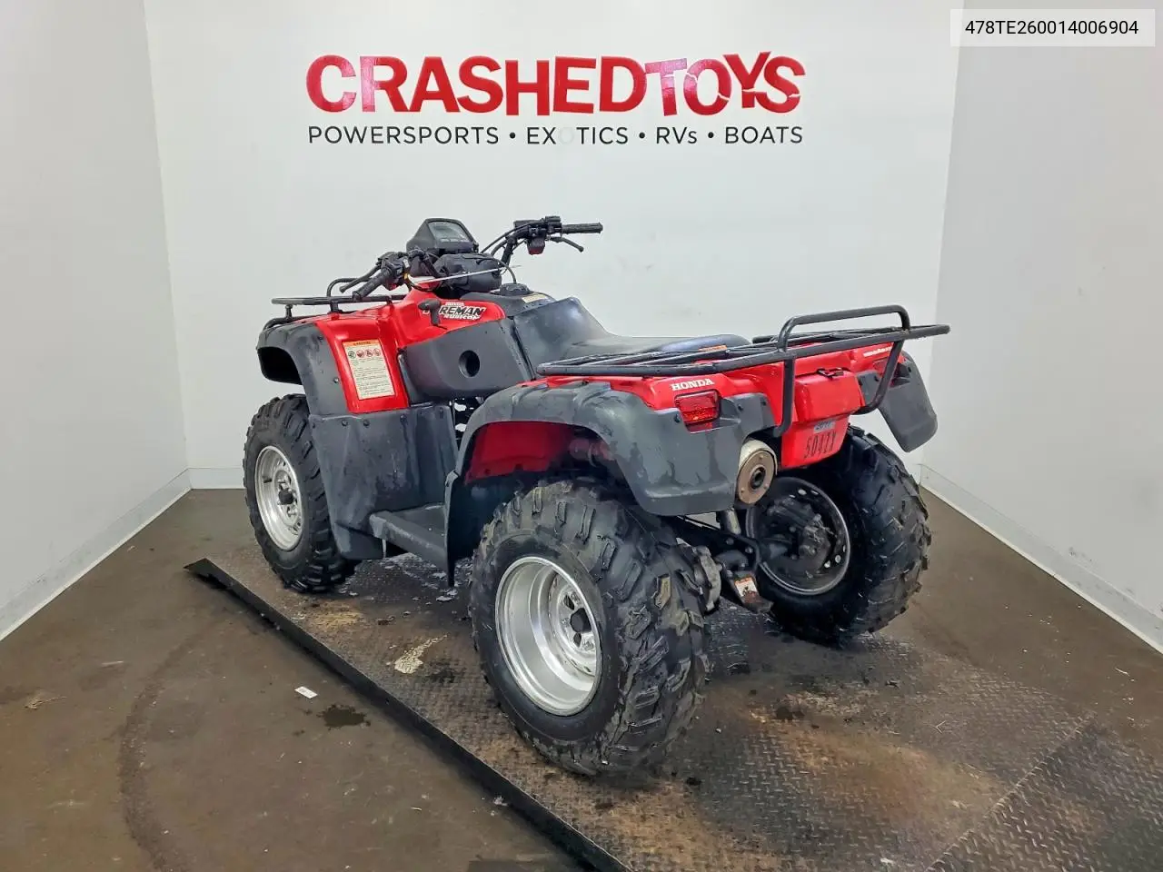 2002 Honda Trx350 Fe VIN: 478TE260014006904 Lot: 57239336