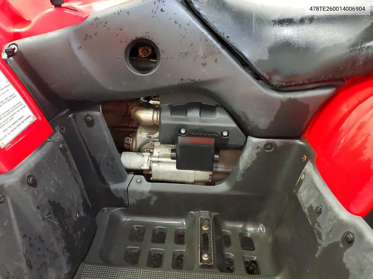 2002 Honda Trx350 Fe VIN: 478TE260014006904 Lot: 57239336