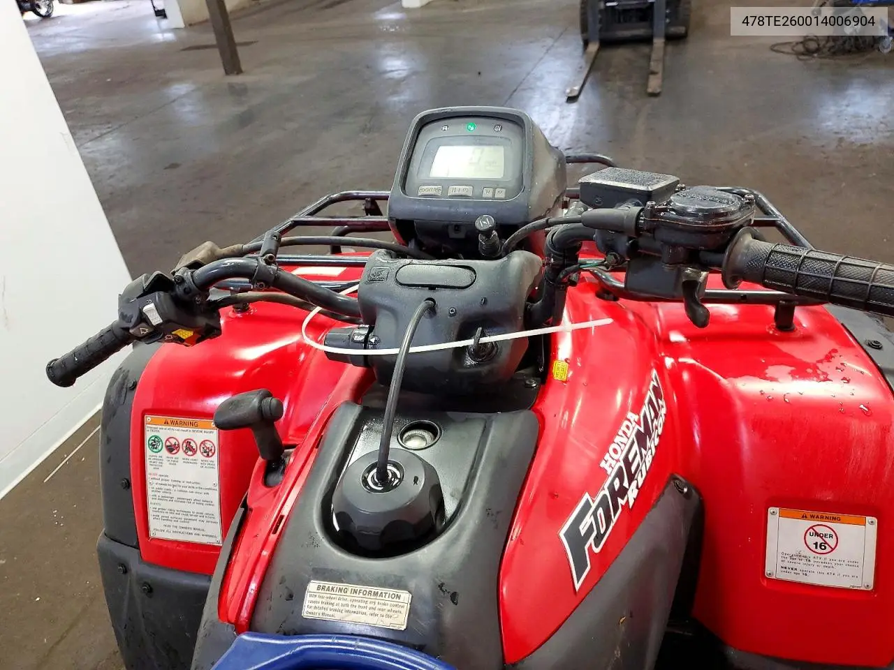 2002 Honda Trx350 Fe VIN: 478TE260014006904 Lot: 57239336