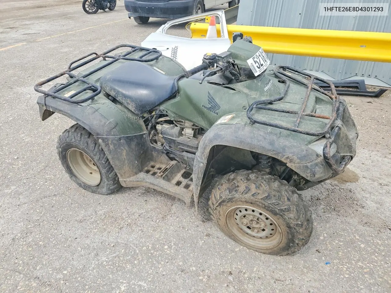 2013 Honda Atv VIN: 1HFTE26E8D4301293 Lot: 52181206