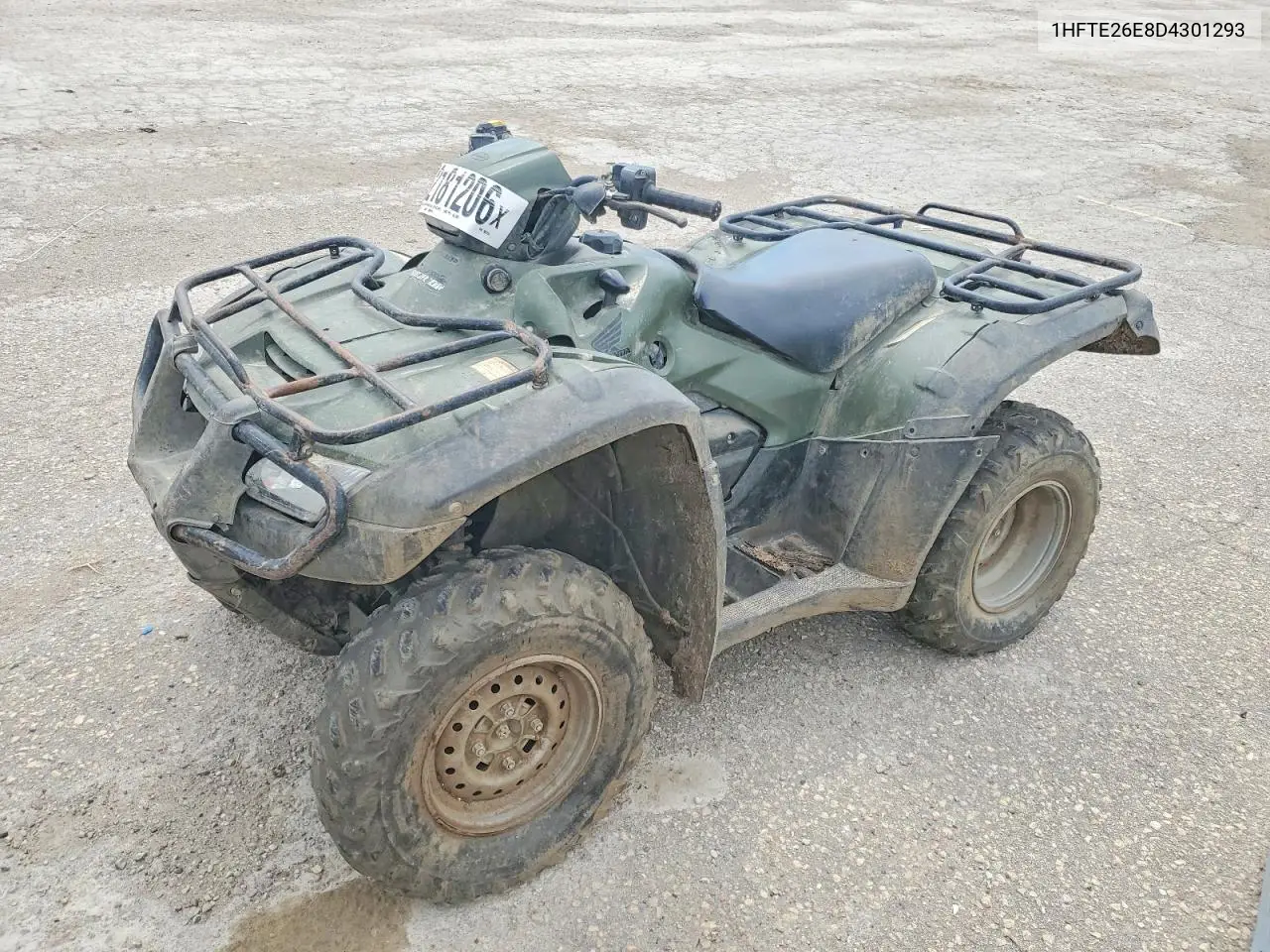 2013 Honda Atv VIN: 1HFTE26E8D4301293 Lot: 52181206