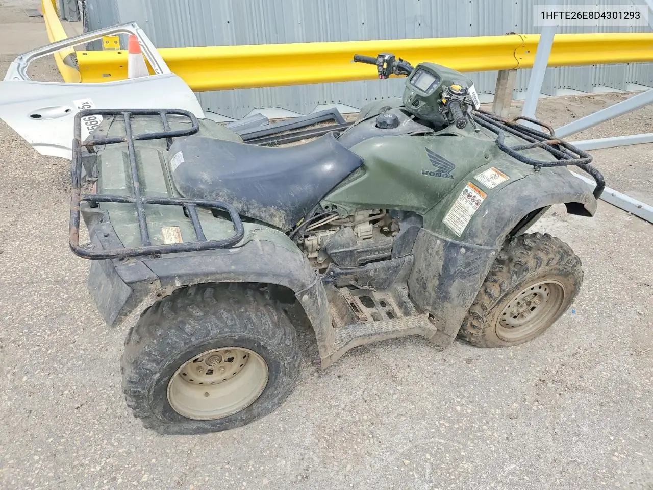 2013 Honda Atv VIN: 1HFTE26E8D4301293 Lot: 52181206