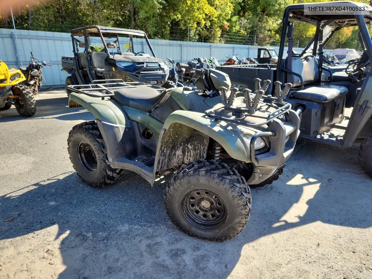 2013 Honda Unknown VIN: 1HFTE387XD4100533 Lot: 72622635