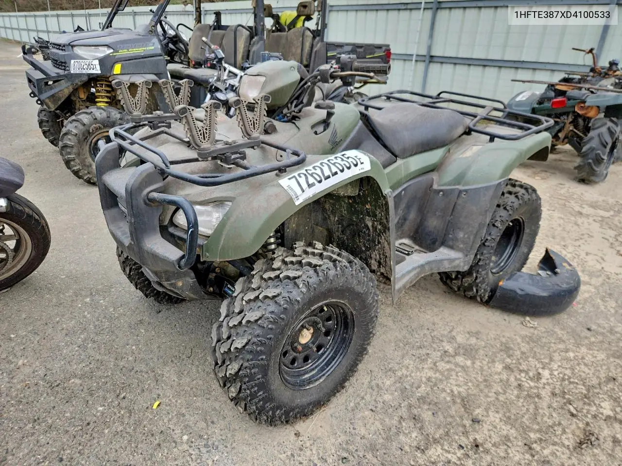 2013 Honda Unknown VIN: 1HFTE387XD4100533 Lot: 72622635
