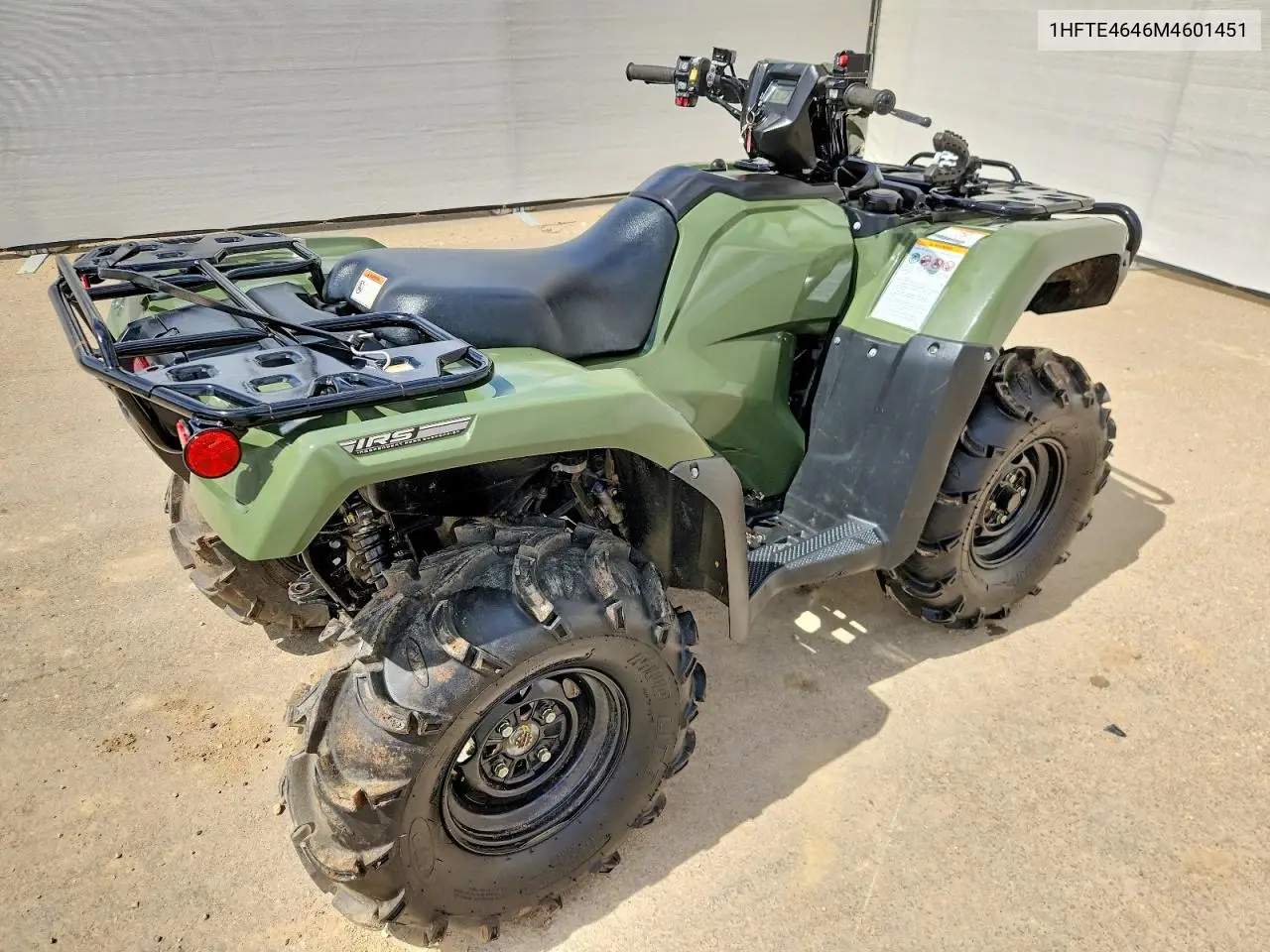 2021 Honda Trx520 Fa VIN: 1HFTE4646M4601451 Lot: 54444816